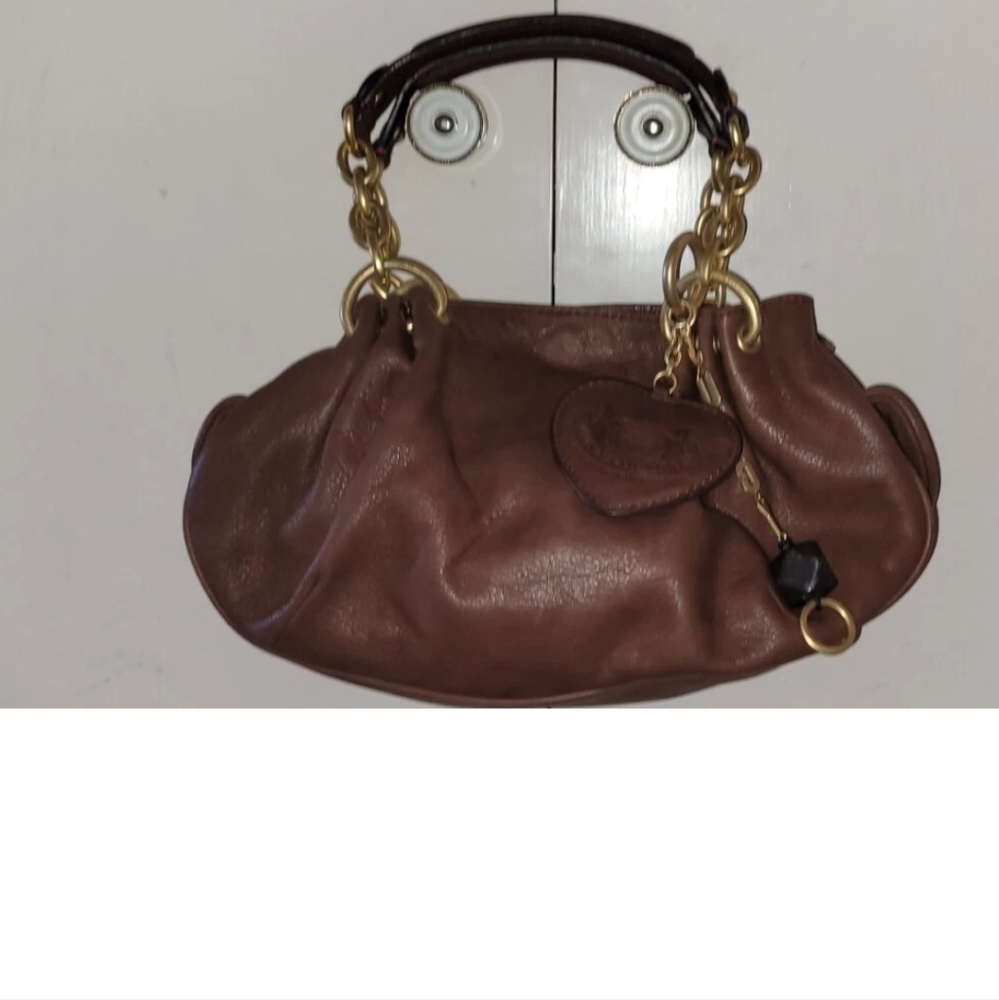 Juicy Couture Brown Leather Shoulder Date Night Small Bag - Picture 15 of 15